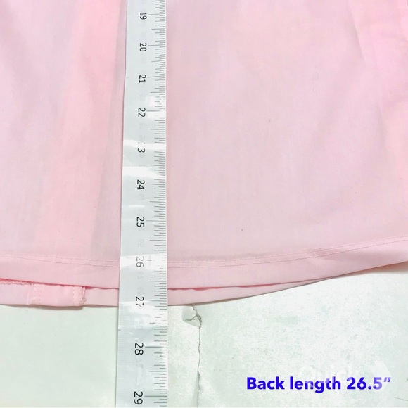 PXL - NWT Croft & Barrow Pink Roll-Tab Shirt - Picture 9 of 9